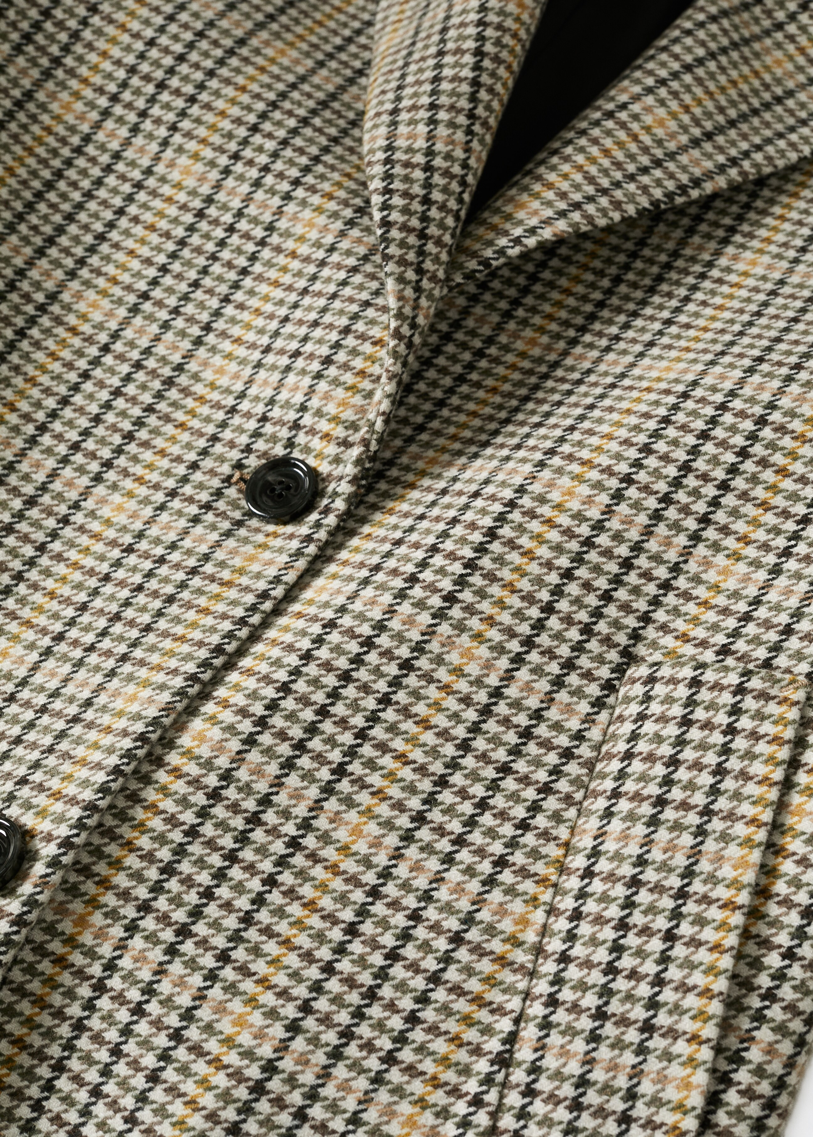 Houndstooth wool-blend coat - Details of the article 8
