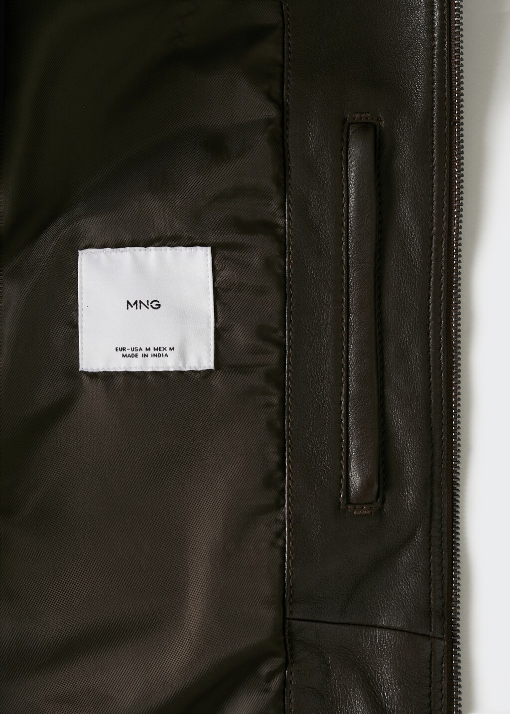 Aviator leather jacket - Details of the article 0