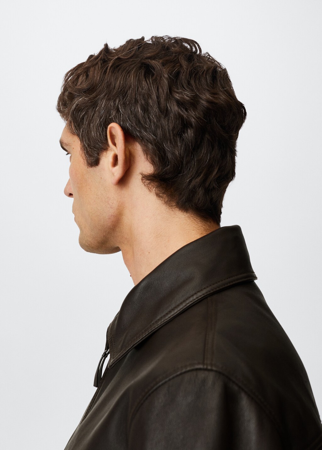 Aviator leather jacket - Details of the article 4