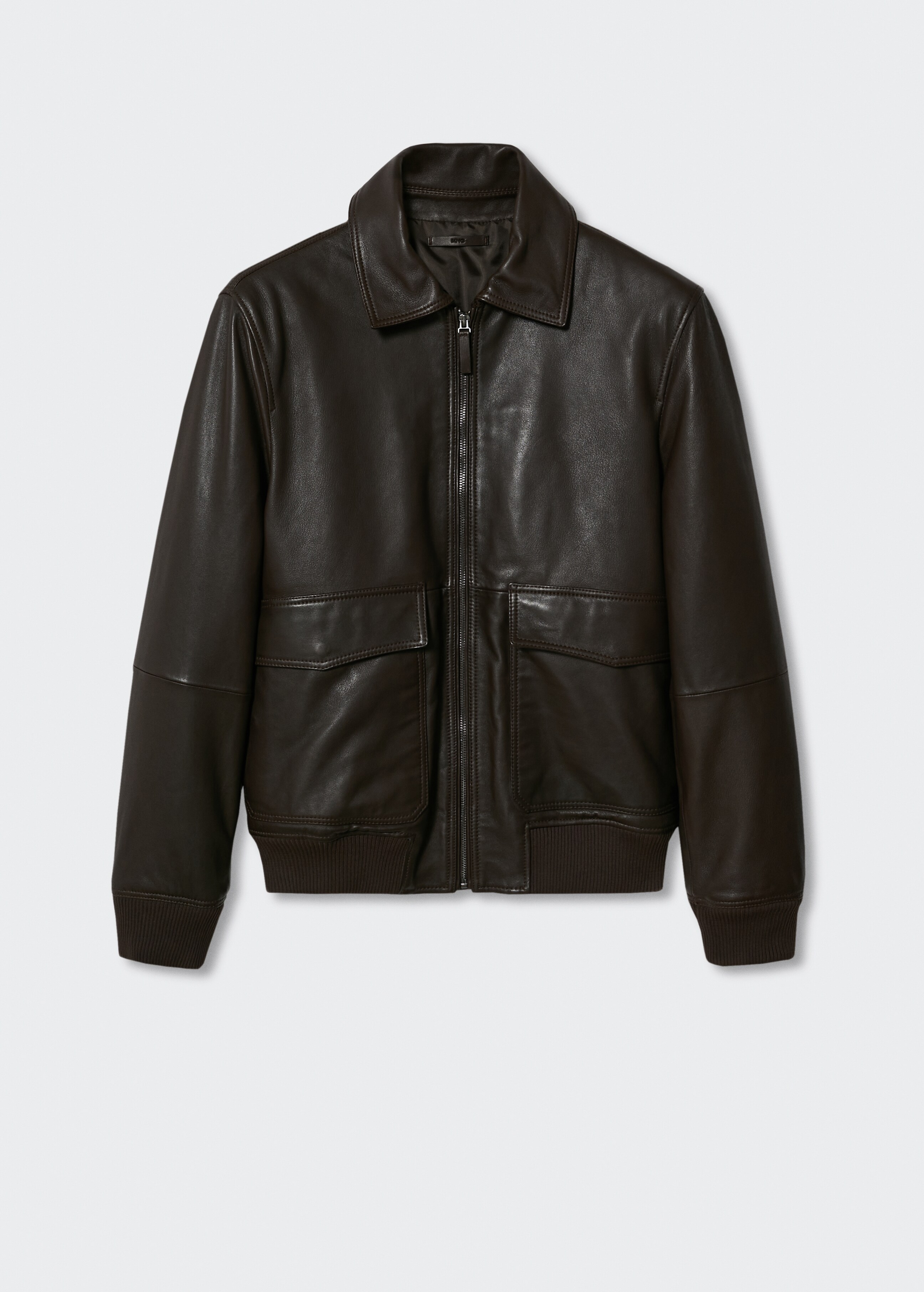 Aviator leather jacket - Details of the article 8