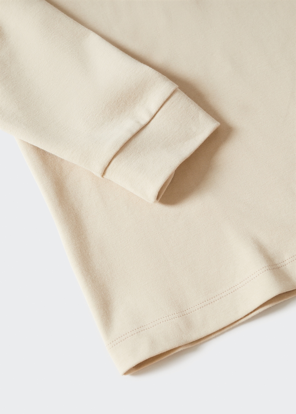 Turtleneck cotton T-shirt - Details of the article 8