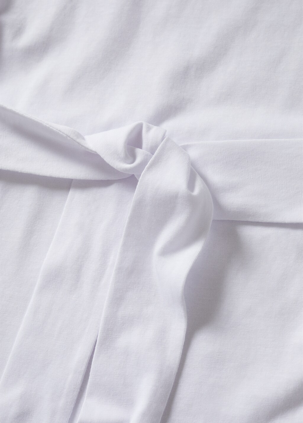 Waist tie t-shirt - Details of the article 8