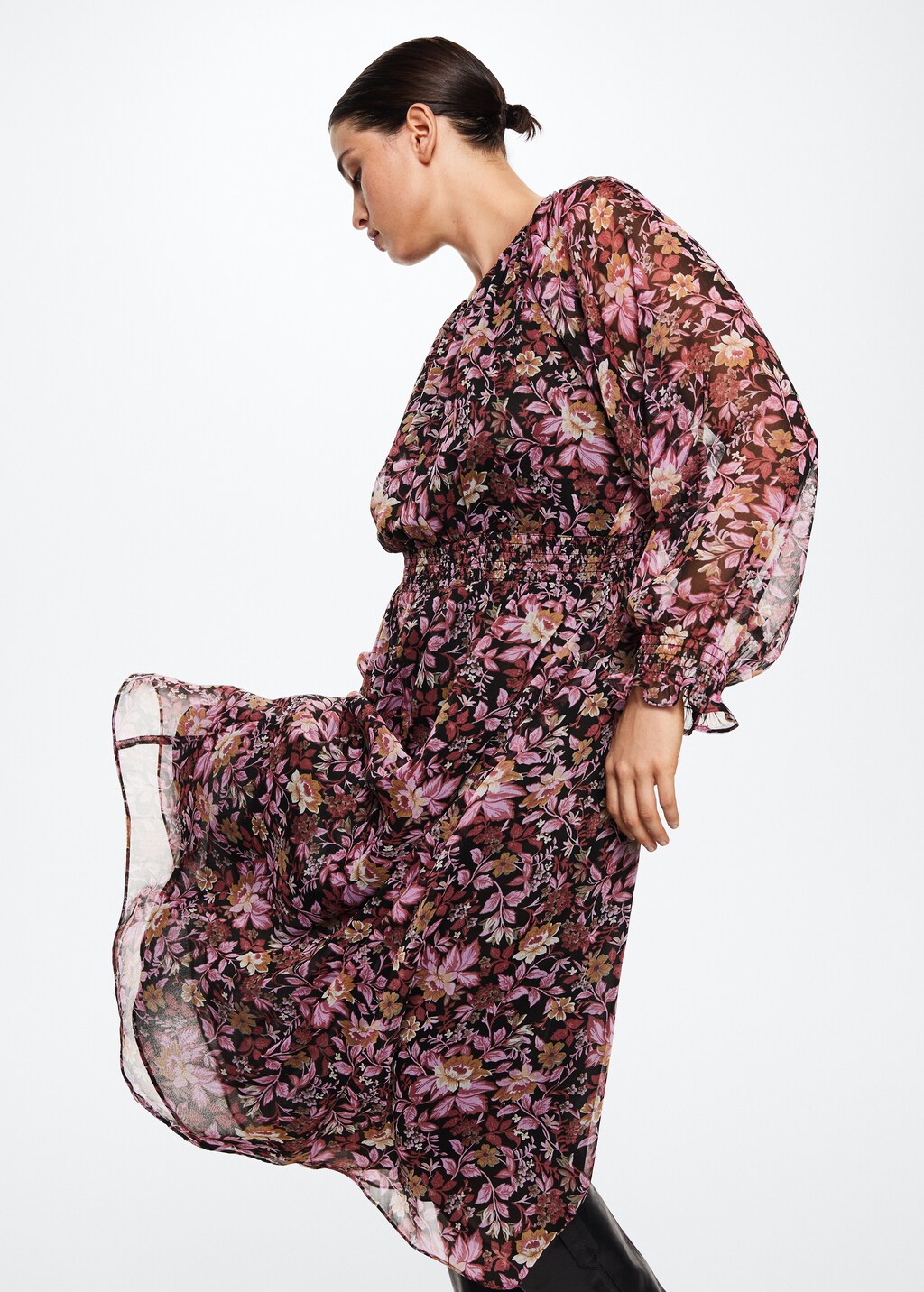 Flower print dress - Details of the article 5