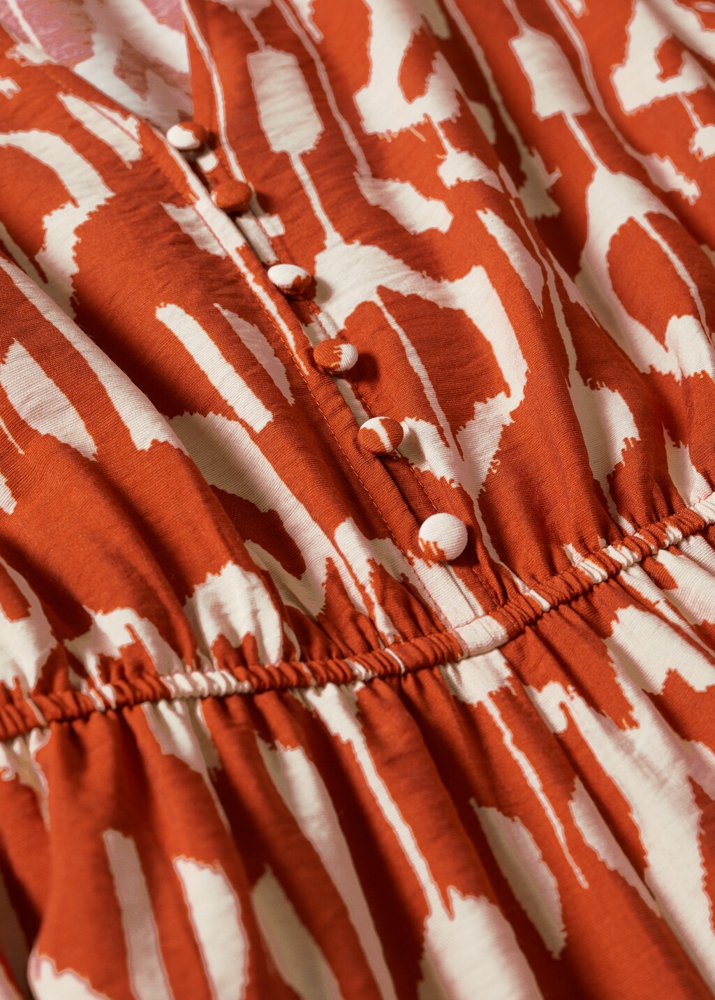 Fluid printed jumpsuit - Details of the article 8