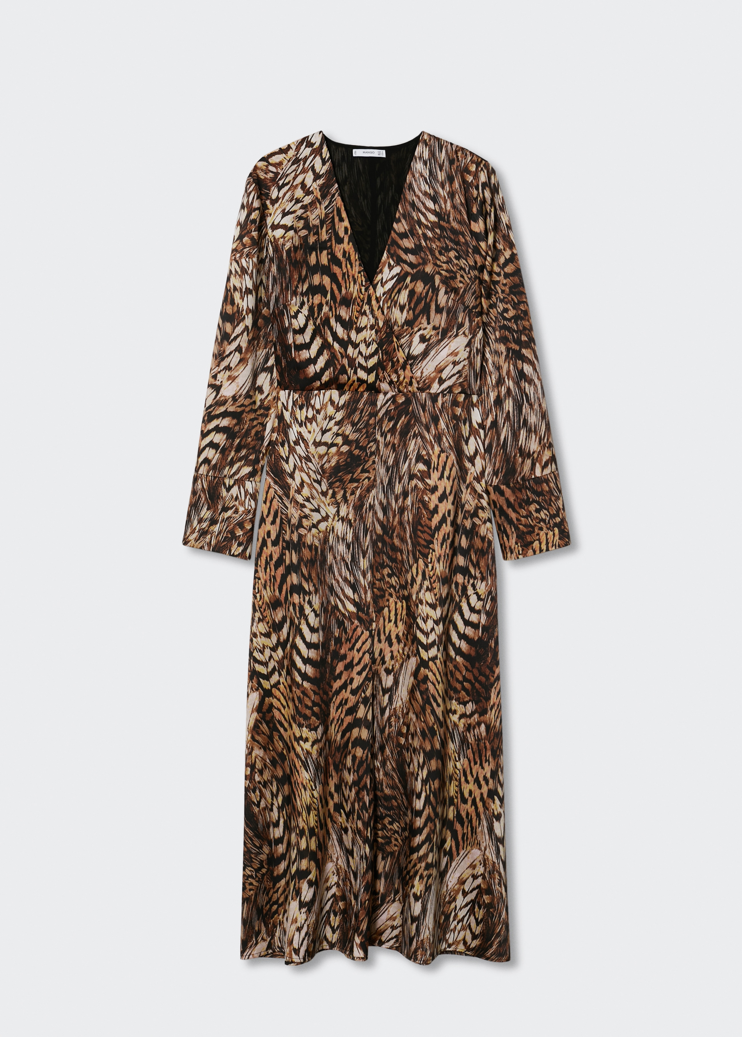 Flowy animal print dress - Article without model