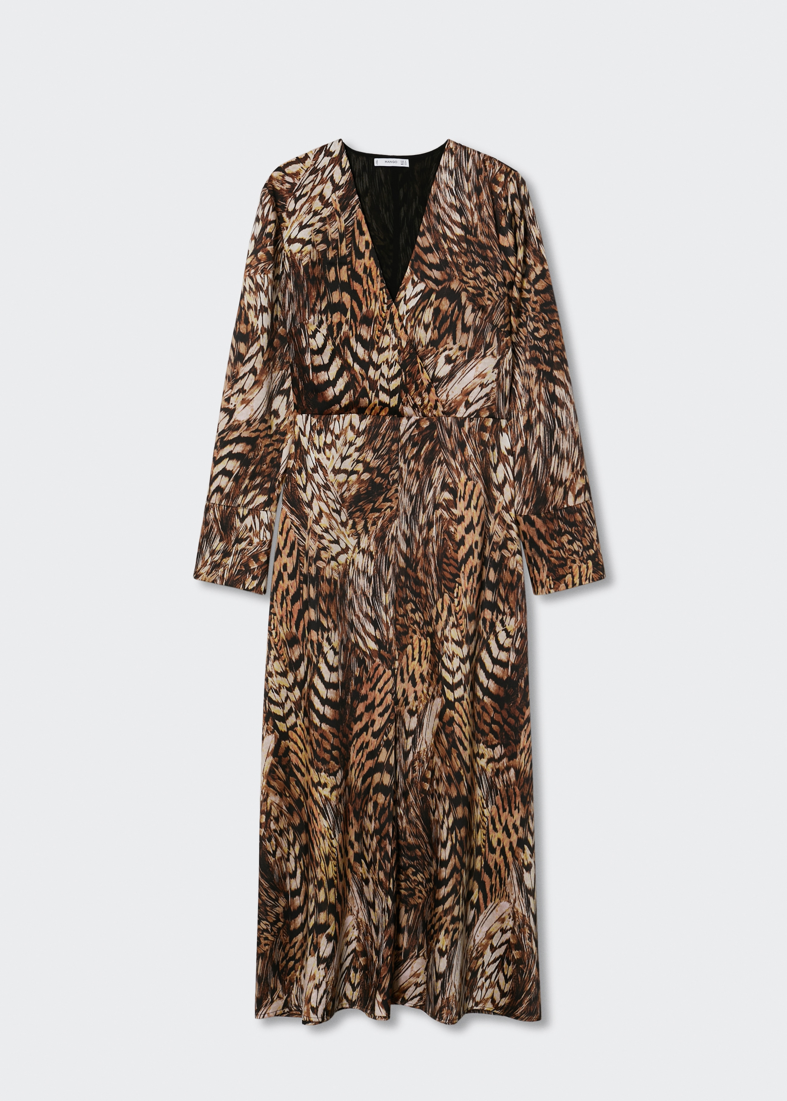 Vestit fluid animal print - Article sense model