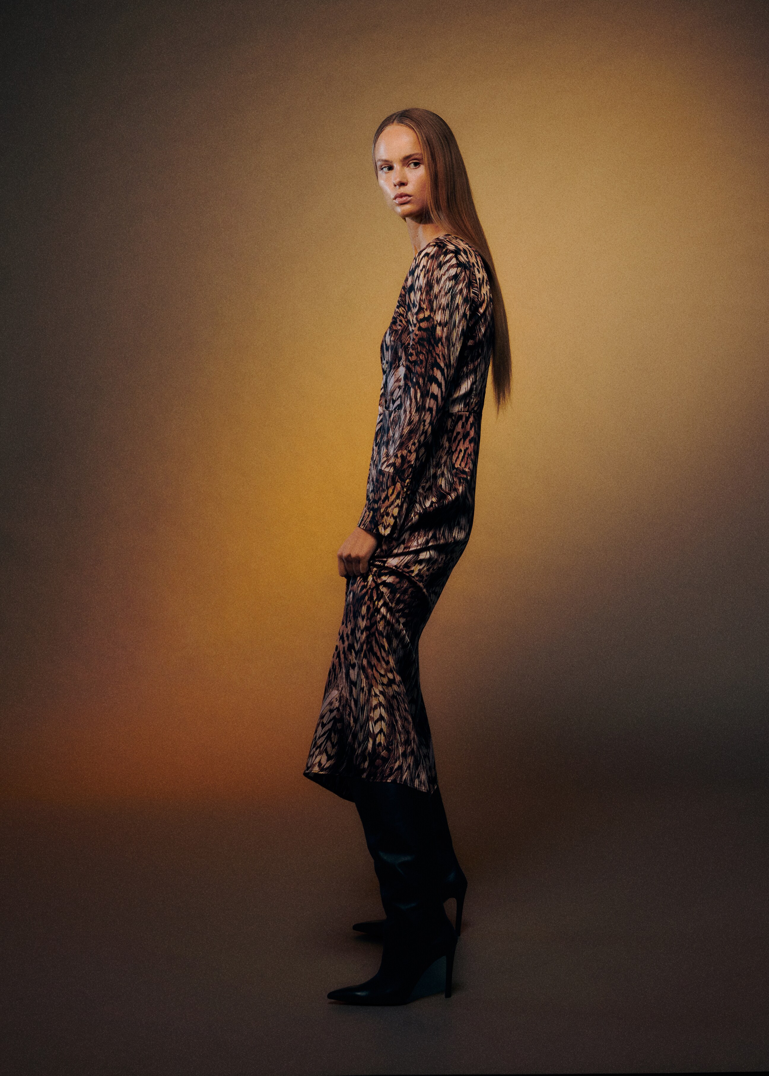 Vestit fluid animal print - Detall de l'article 7