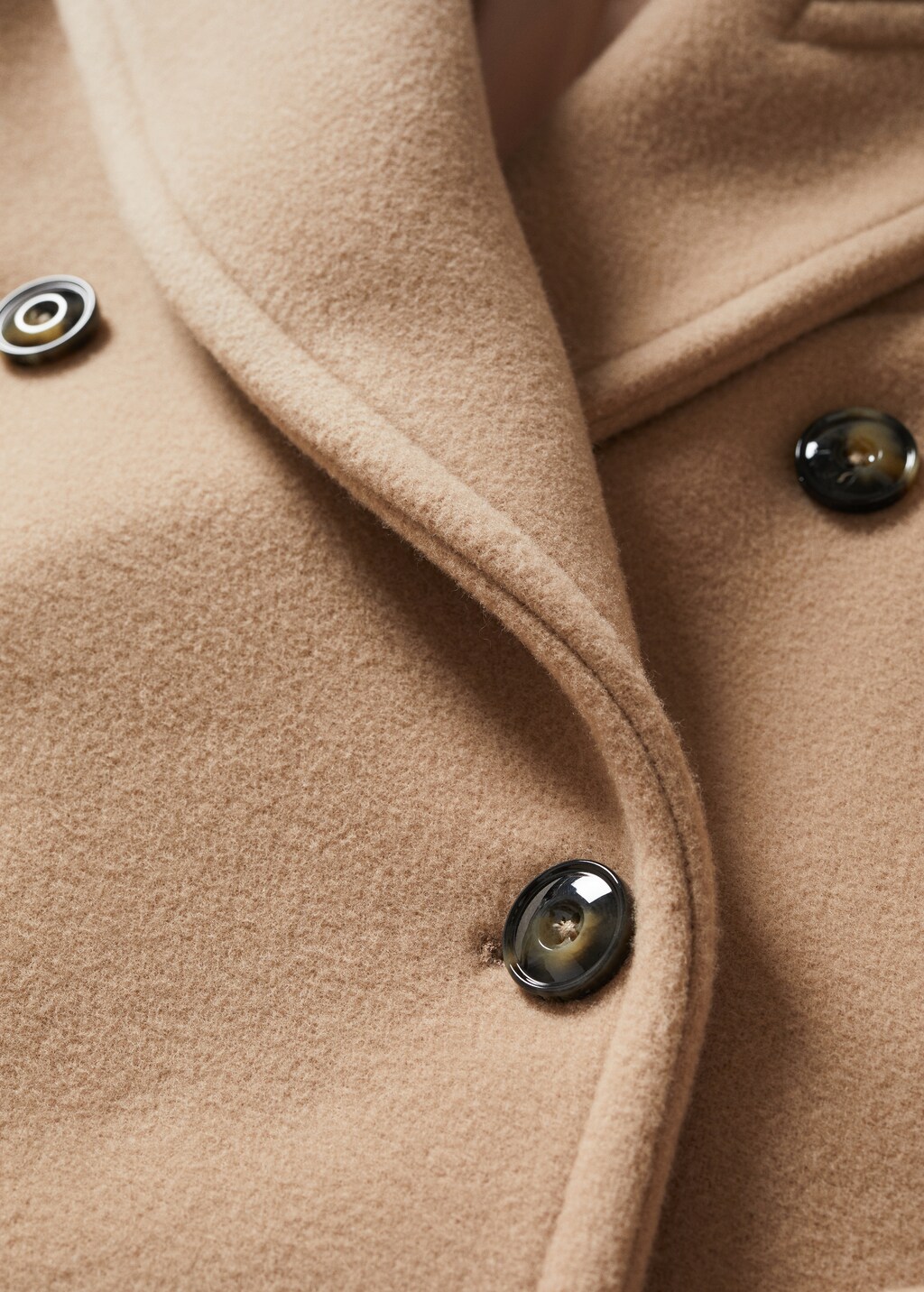 Double-breasted virgin wool coat - Details of the article 8