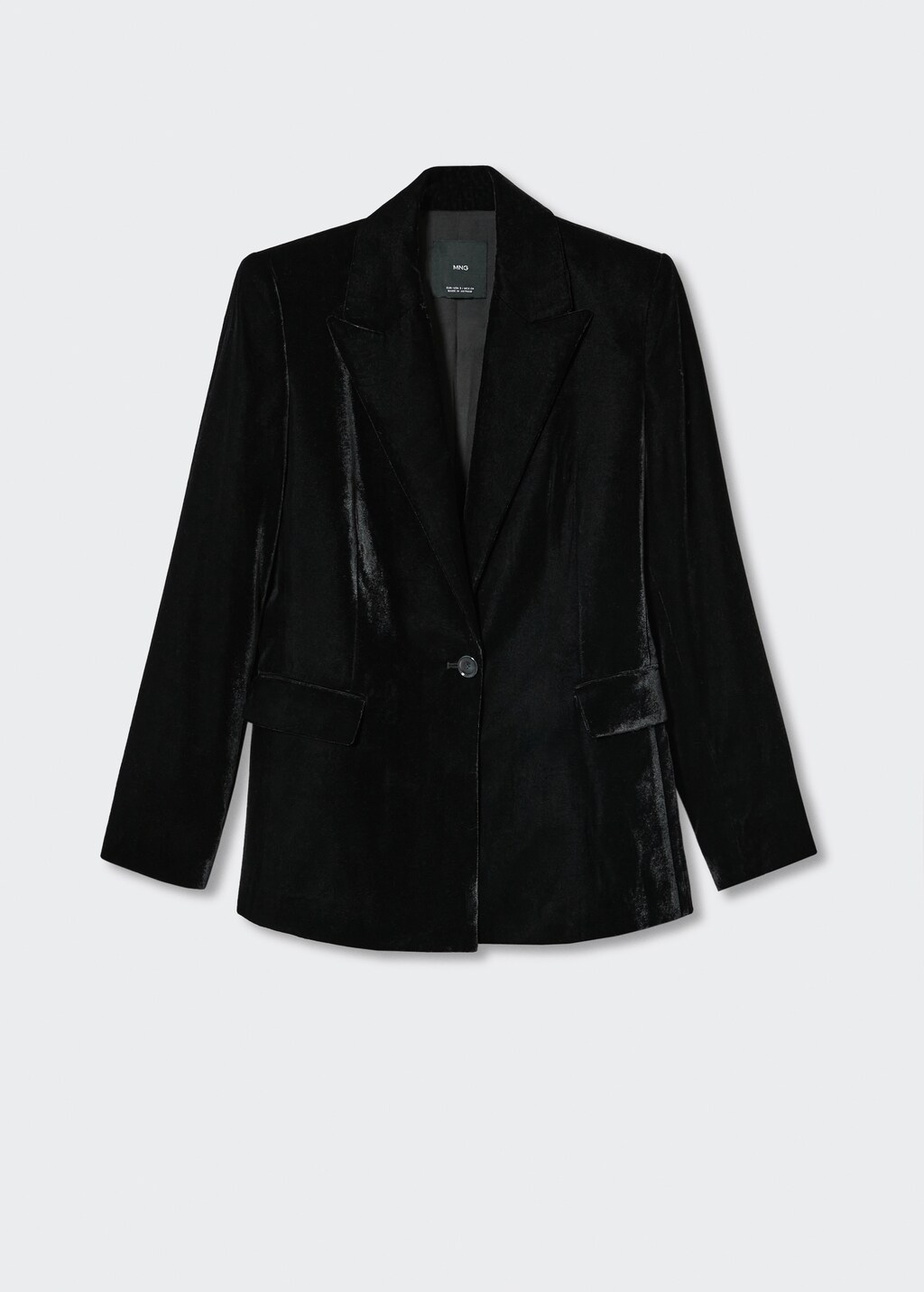 Velvet suit blazer - Article without model