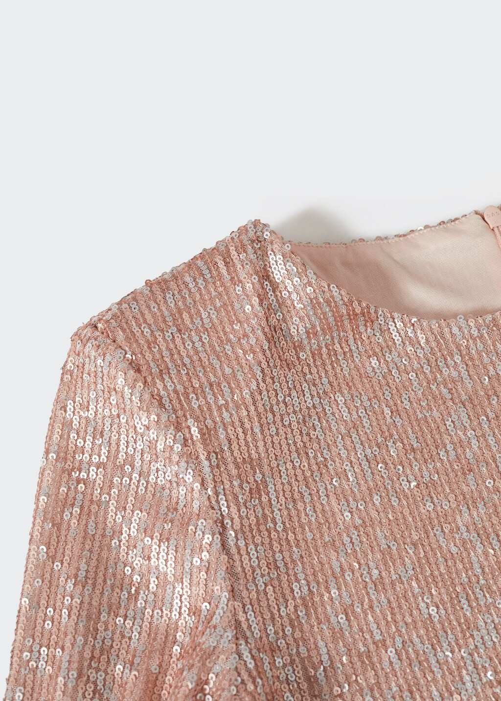 Long-sleeved sequin dress - Details of the article 8