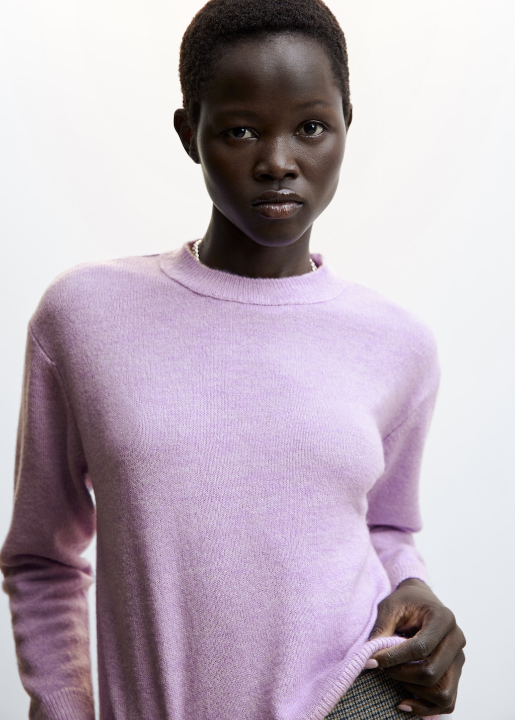 Wool-blend knit sweater - Details of the article 2