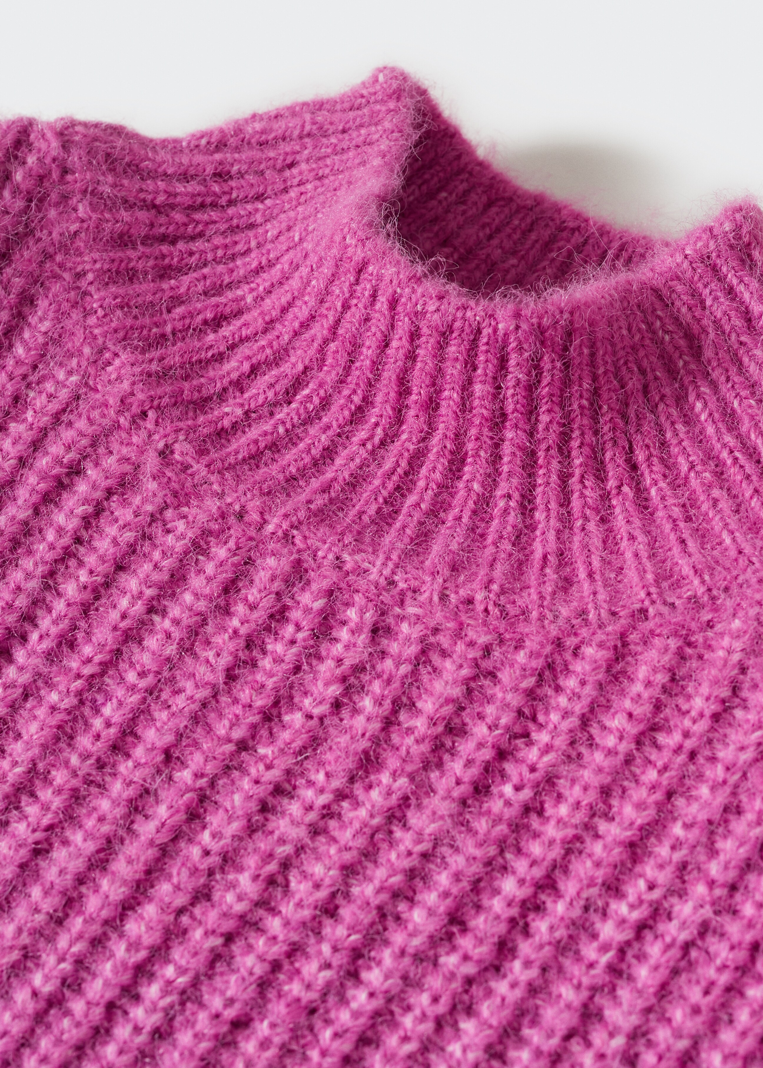 High collar ribbed knit  sweater - Details of the article 8