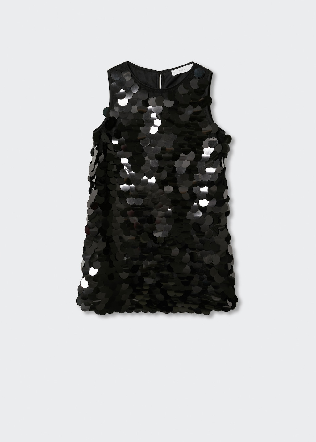 Semi-transparent short sequin dress - Article without model