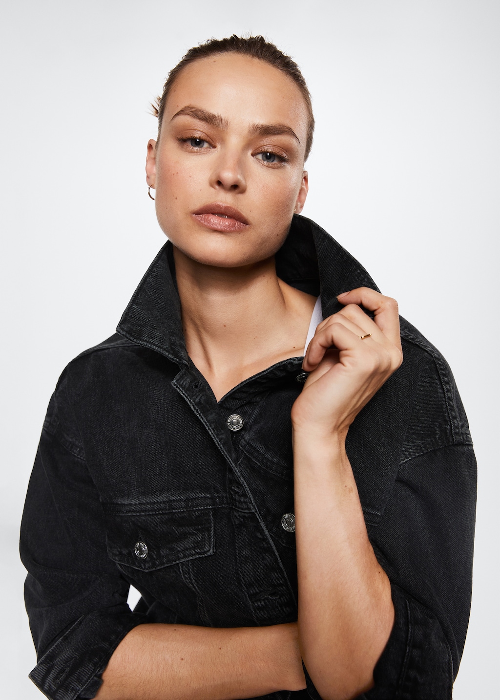 Oversize-Jeansjacke - Detail des Artikels 1