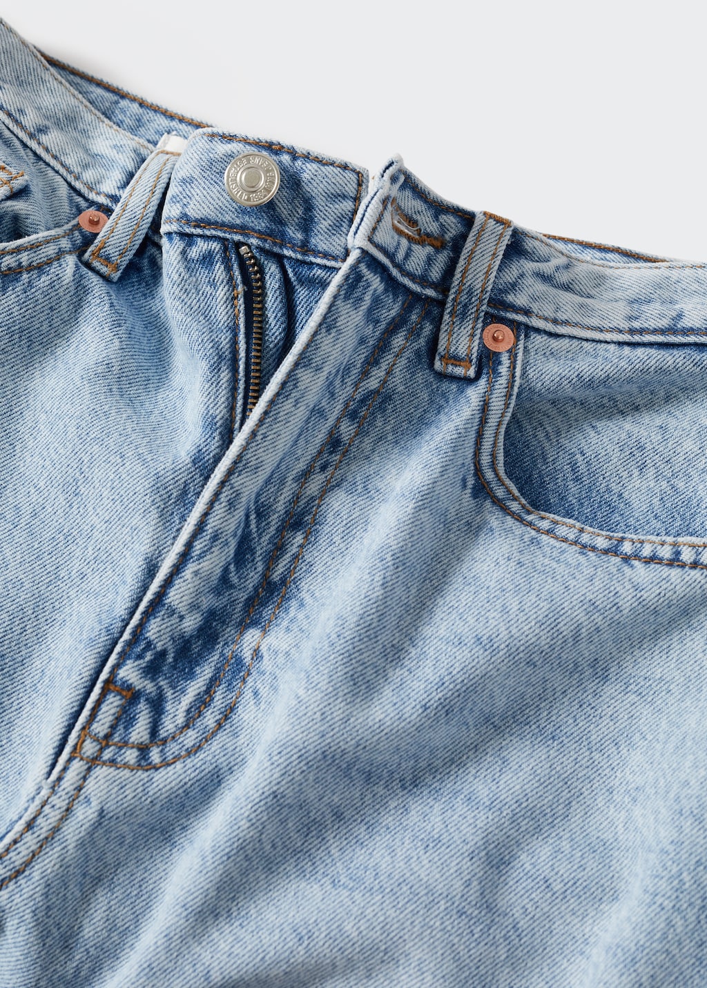 Slit denim skirt - Details of the article 8