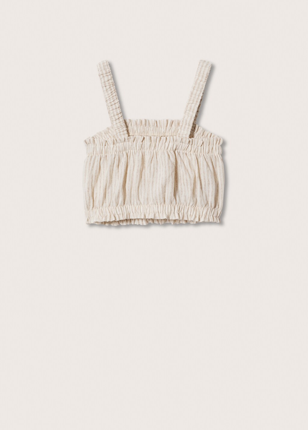 Linen crop top - Reverse of the article