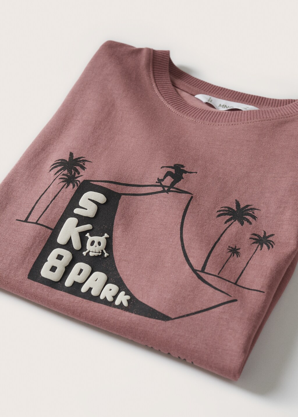 Printed cotton-blend T-shirt - Details of the article 8