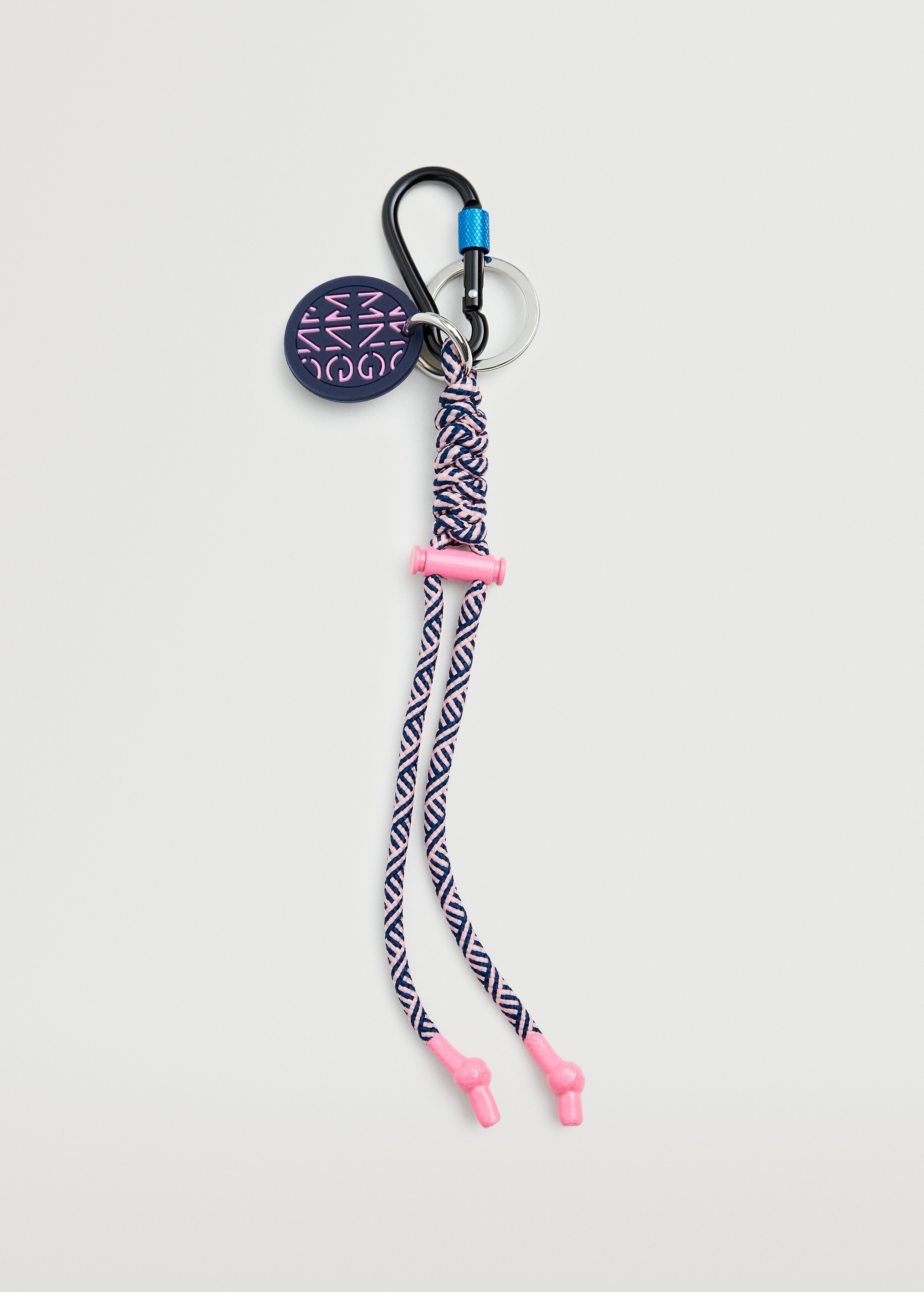 Carabiner keychain with knot - Article without model