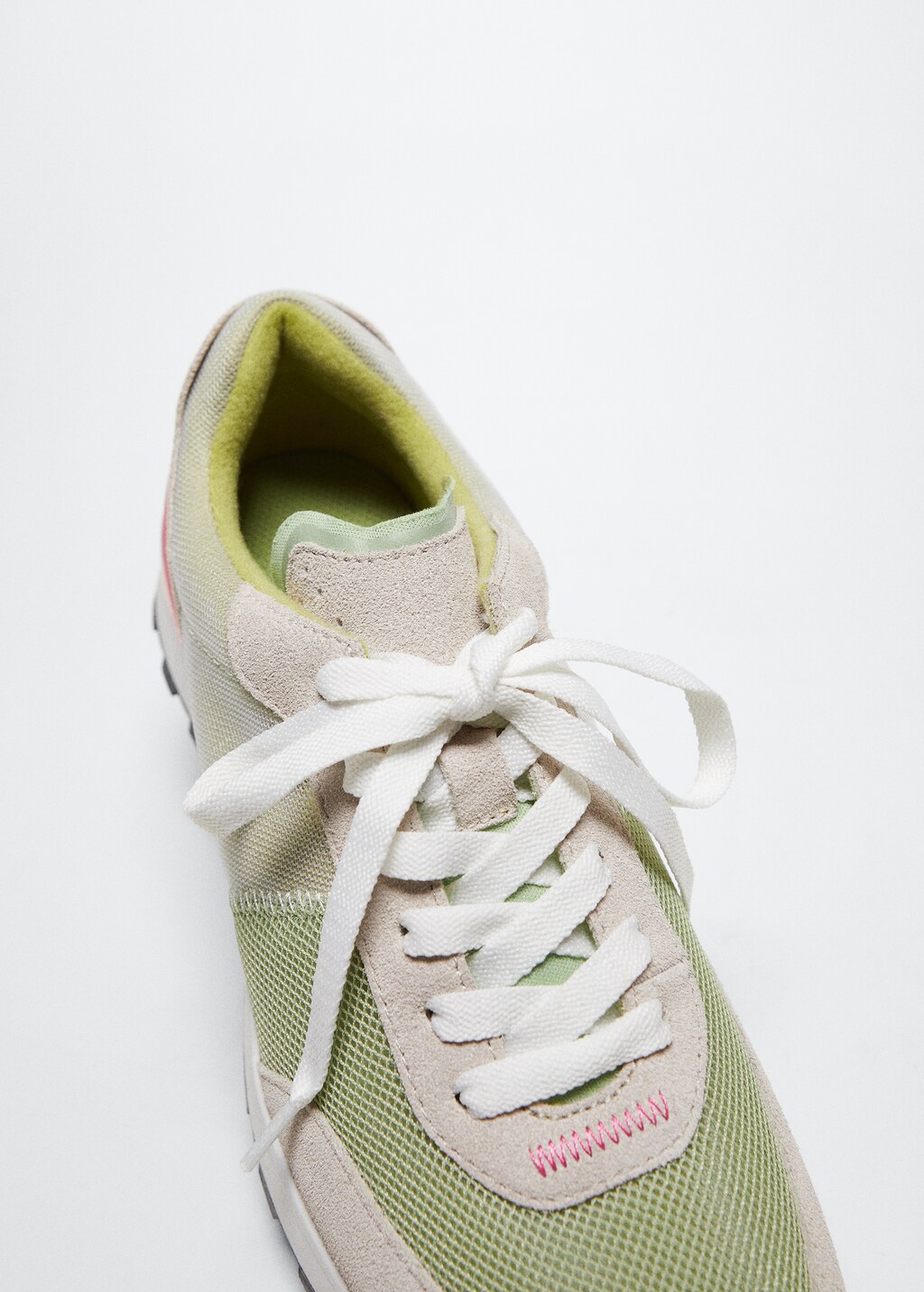 Lace-up leather sneakers - Details of the article 3