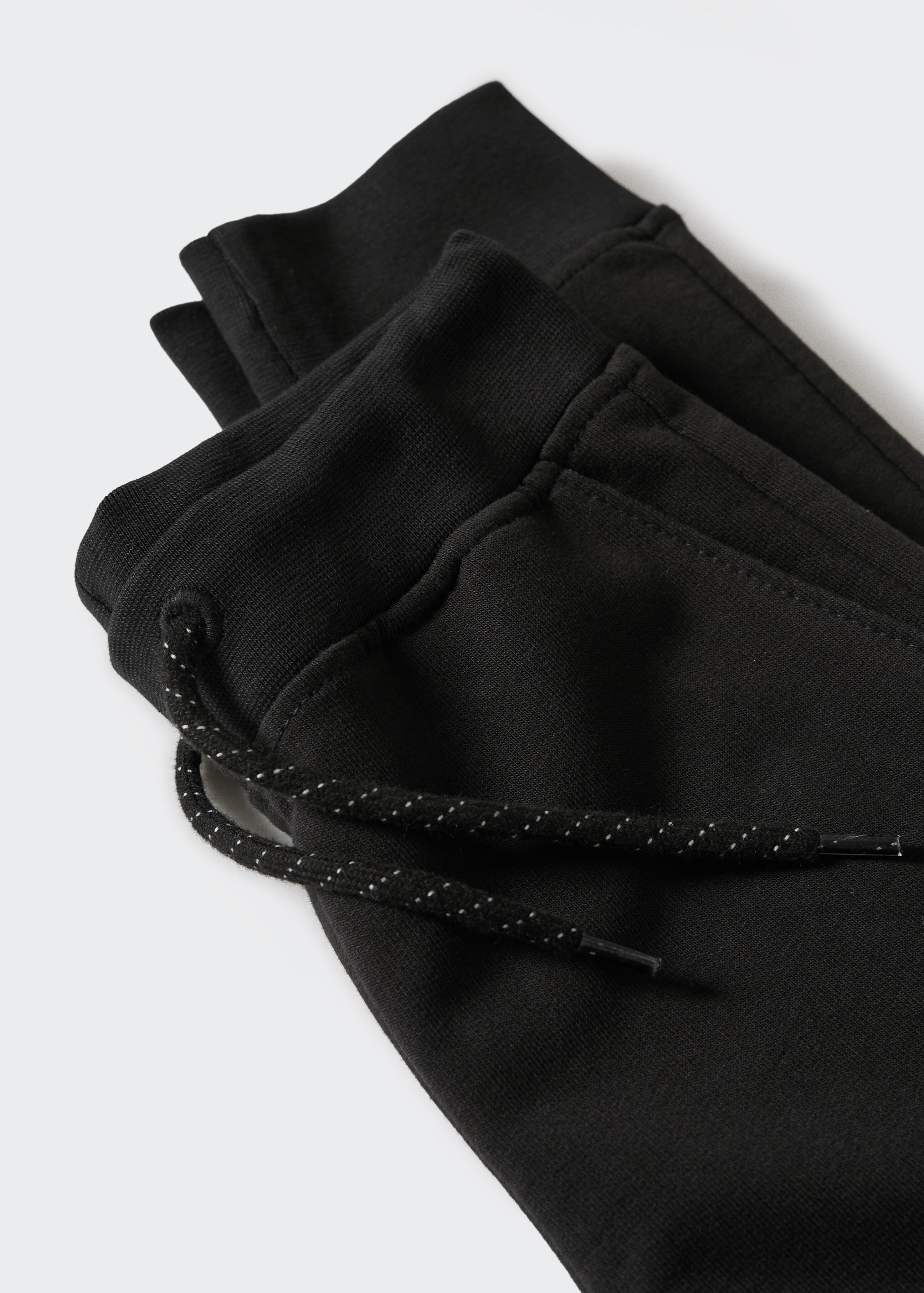 Cotton jogger-style trousers - Details of the article 8