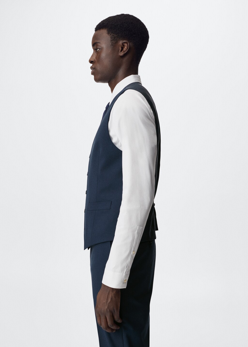 Slim-fit suit vest - Details of the article 2