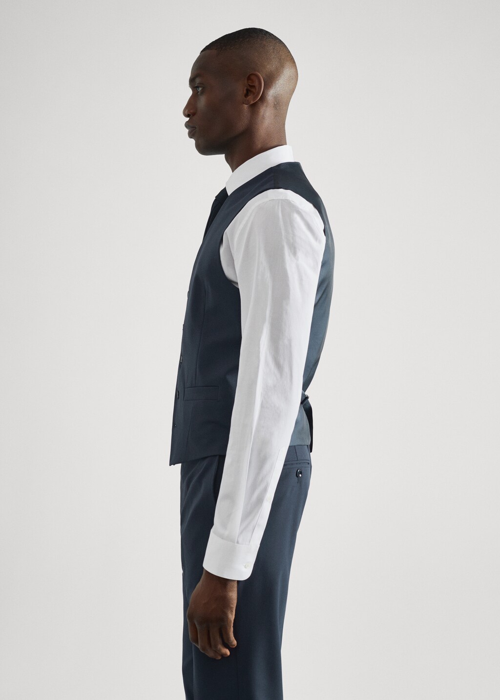 Slim-fit suit vest - Details of the article 6