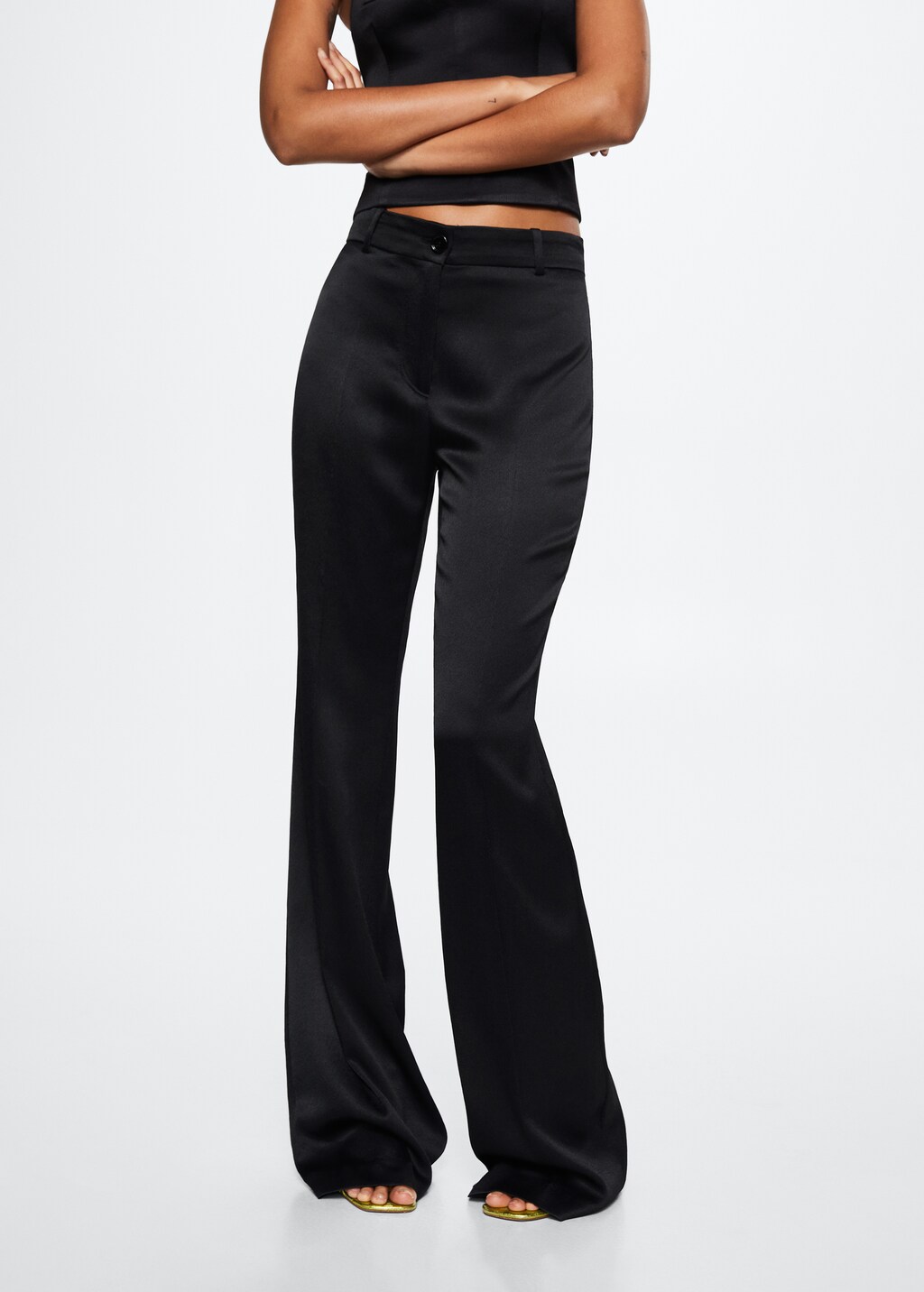 Satin suit pants - Medium plane