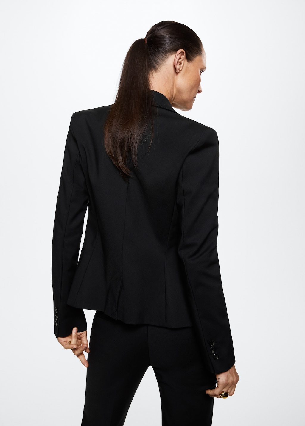 Structured suit blazer - Reverse of the article