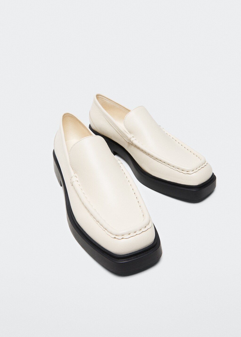 Leather loafers - Medium plane