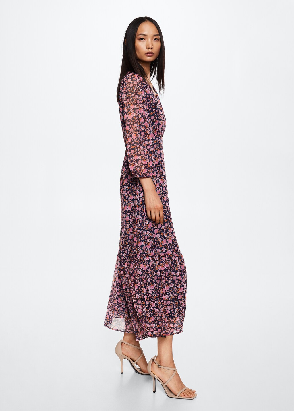 Floral print dress - Details of the article 1