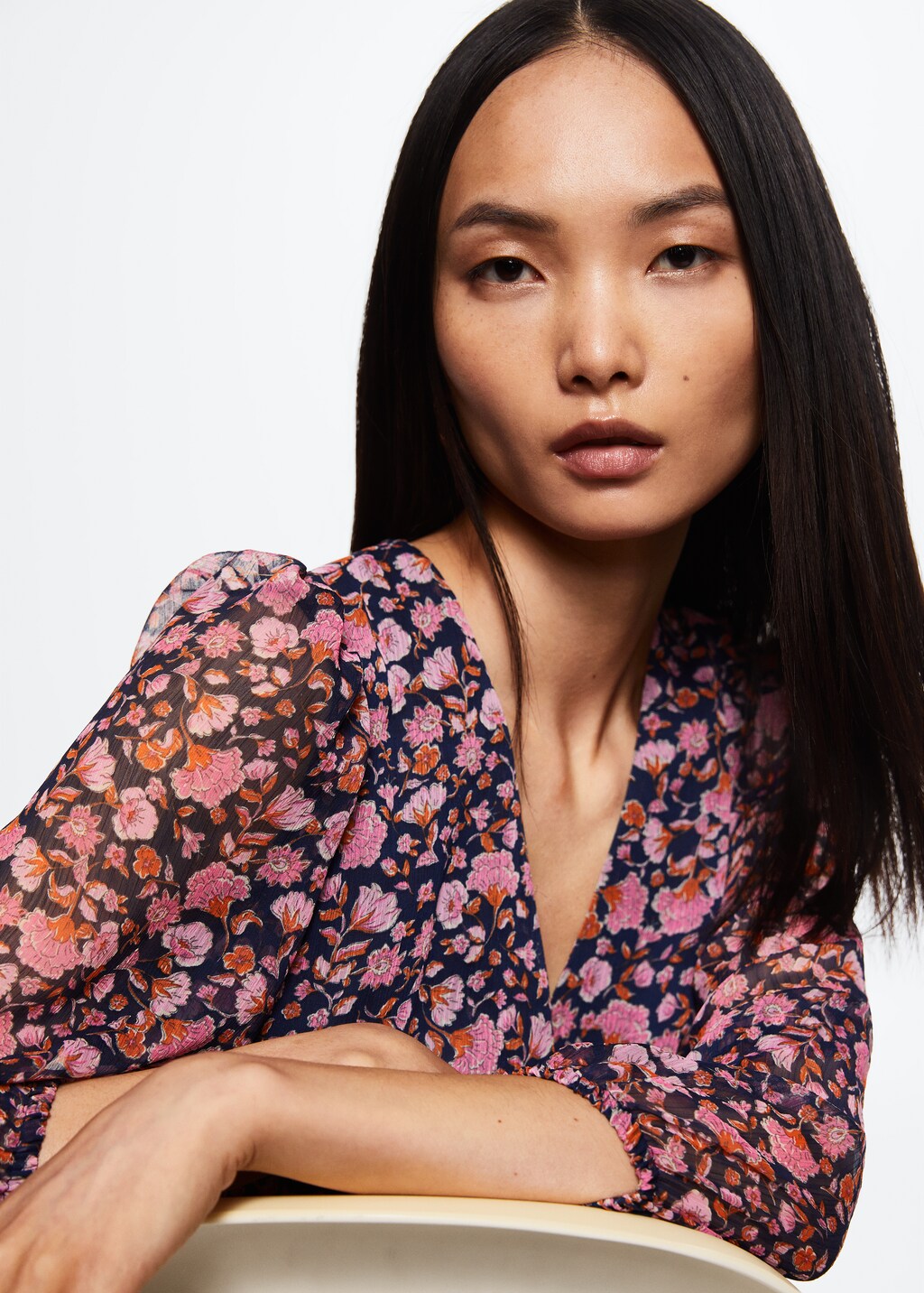 Floral print dress - Details of the article 6