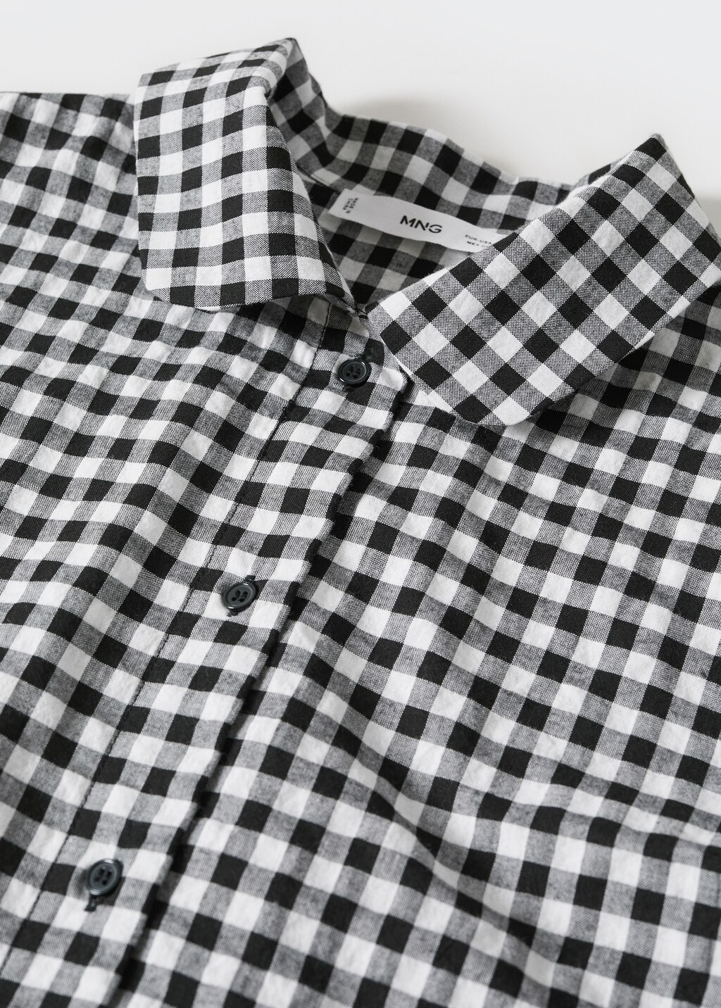 Check flannel pyjama shirt - Details of the article 8