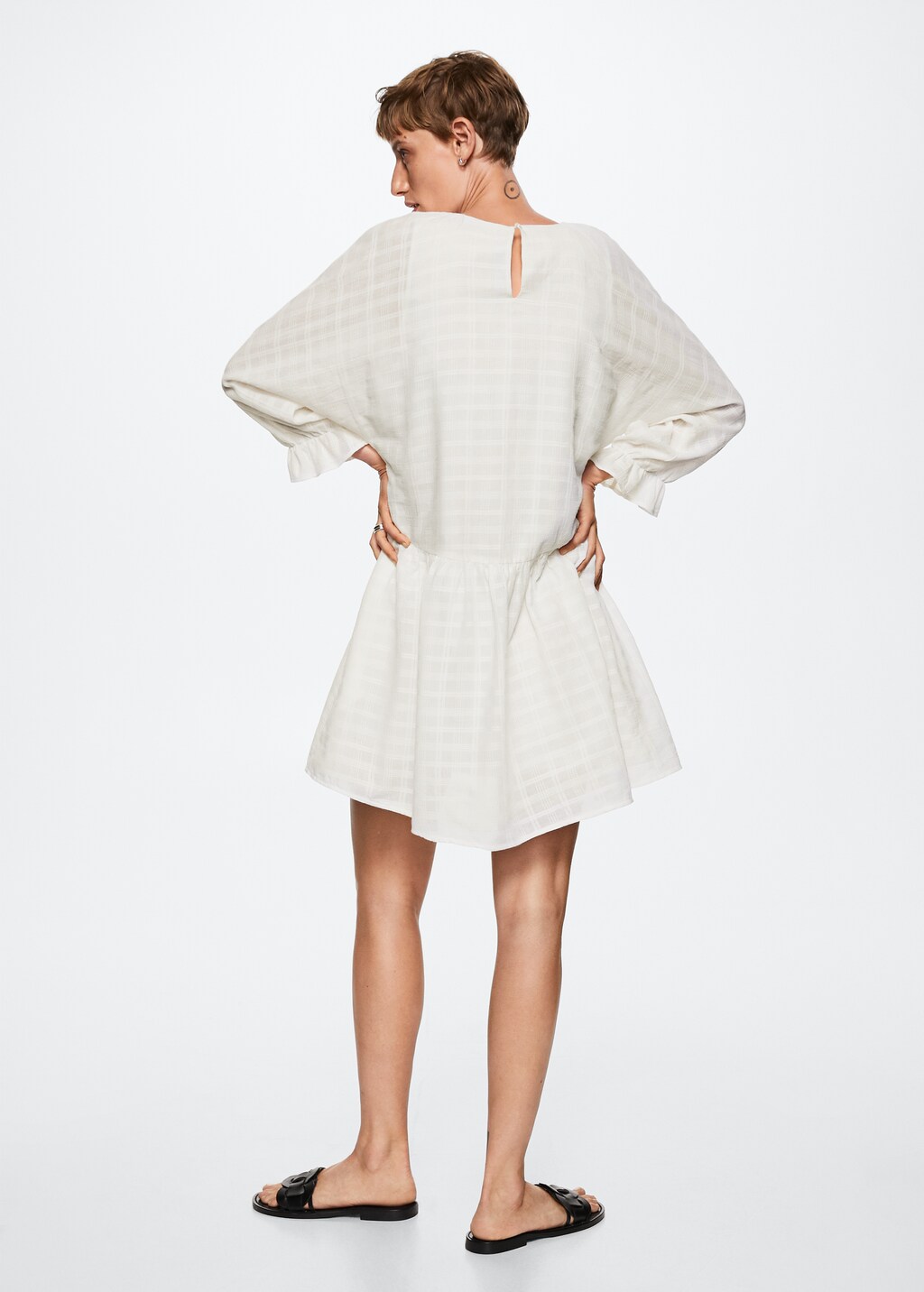 Robe coton volants - Verso de l’article