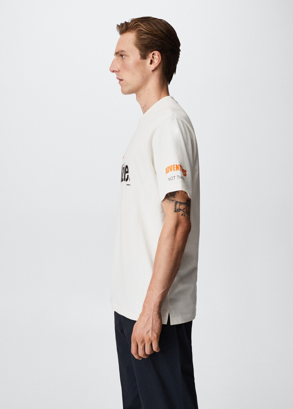 Printed cotton-blend t-shirt - Details of the article 2