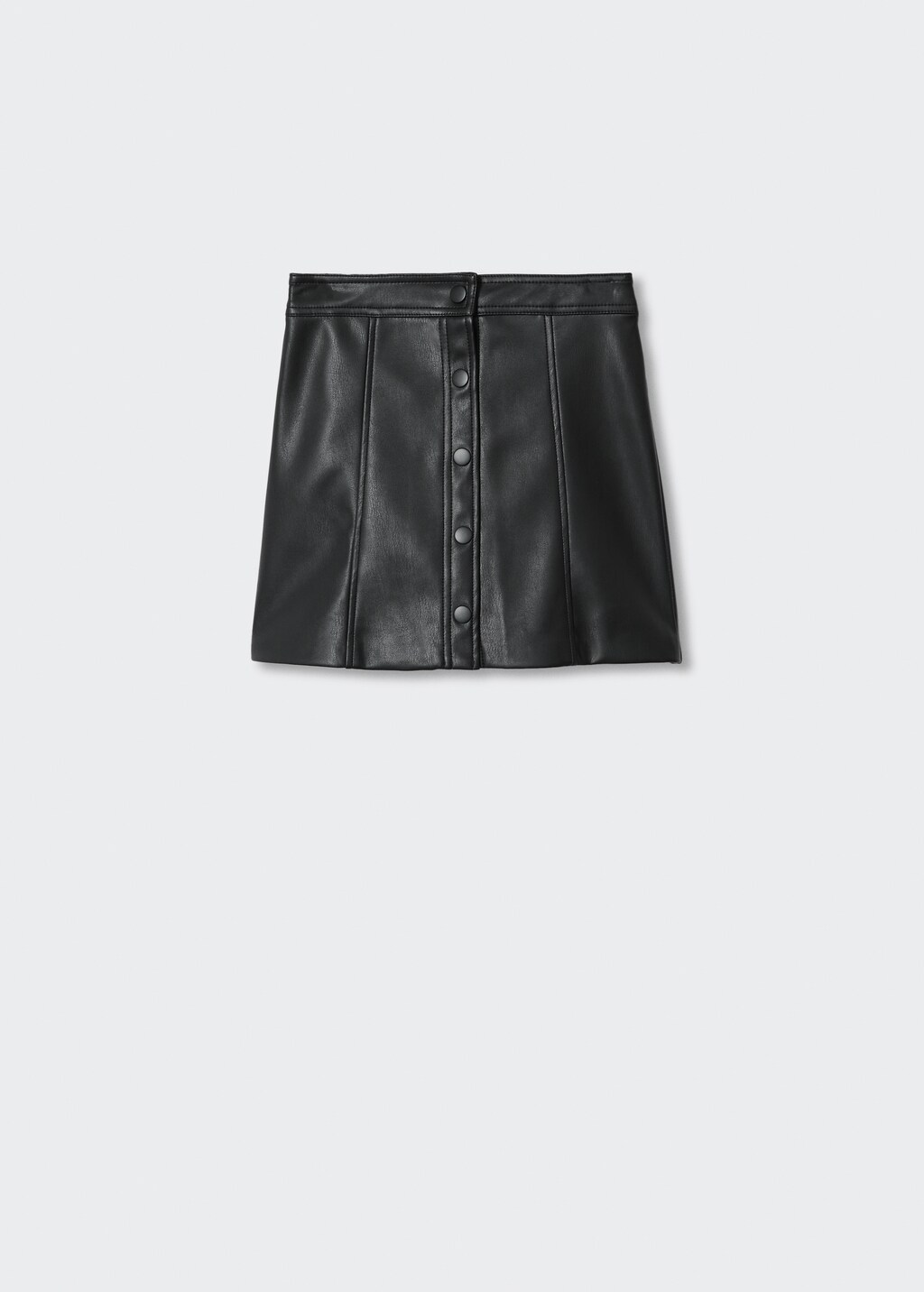 Leather-effect skirt - Article without model