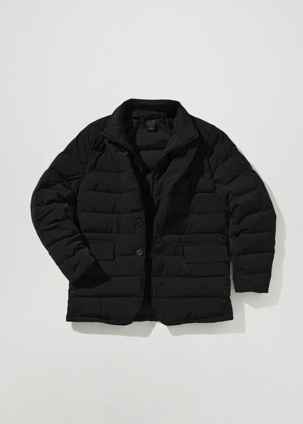 Lapel quilted jacket - Article without model