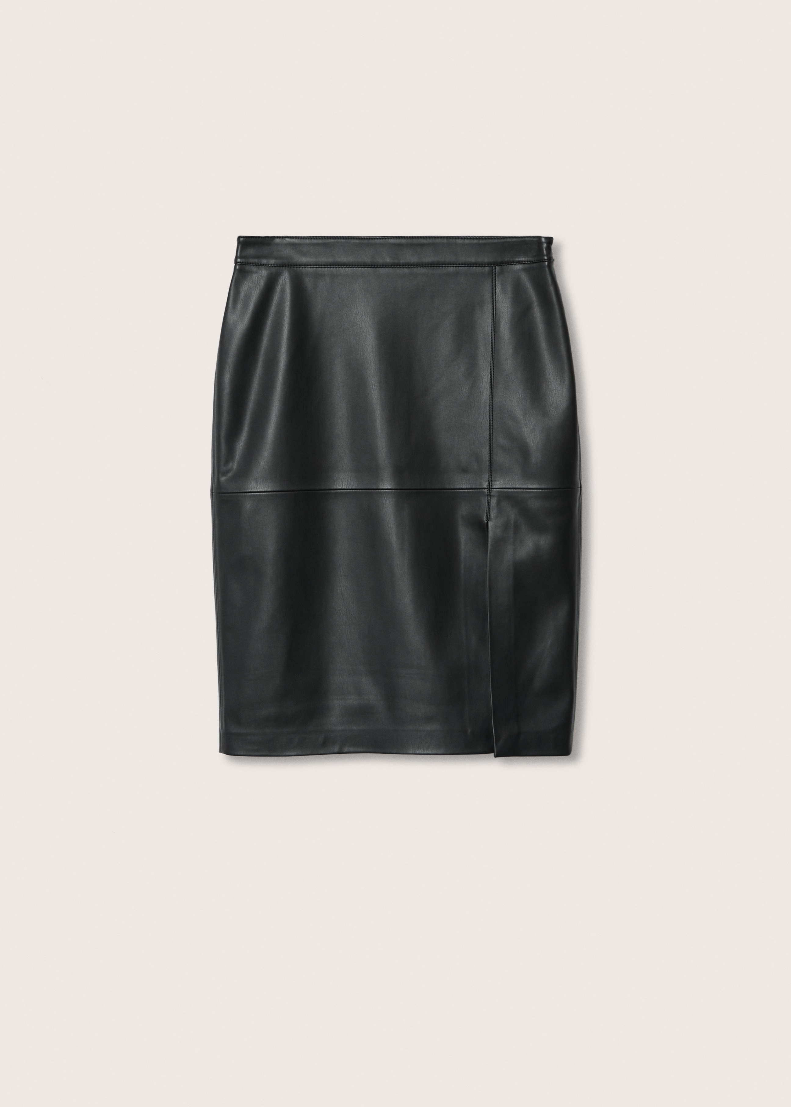Uska suknja od umjetne kože - Artikl bez modela