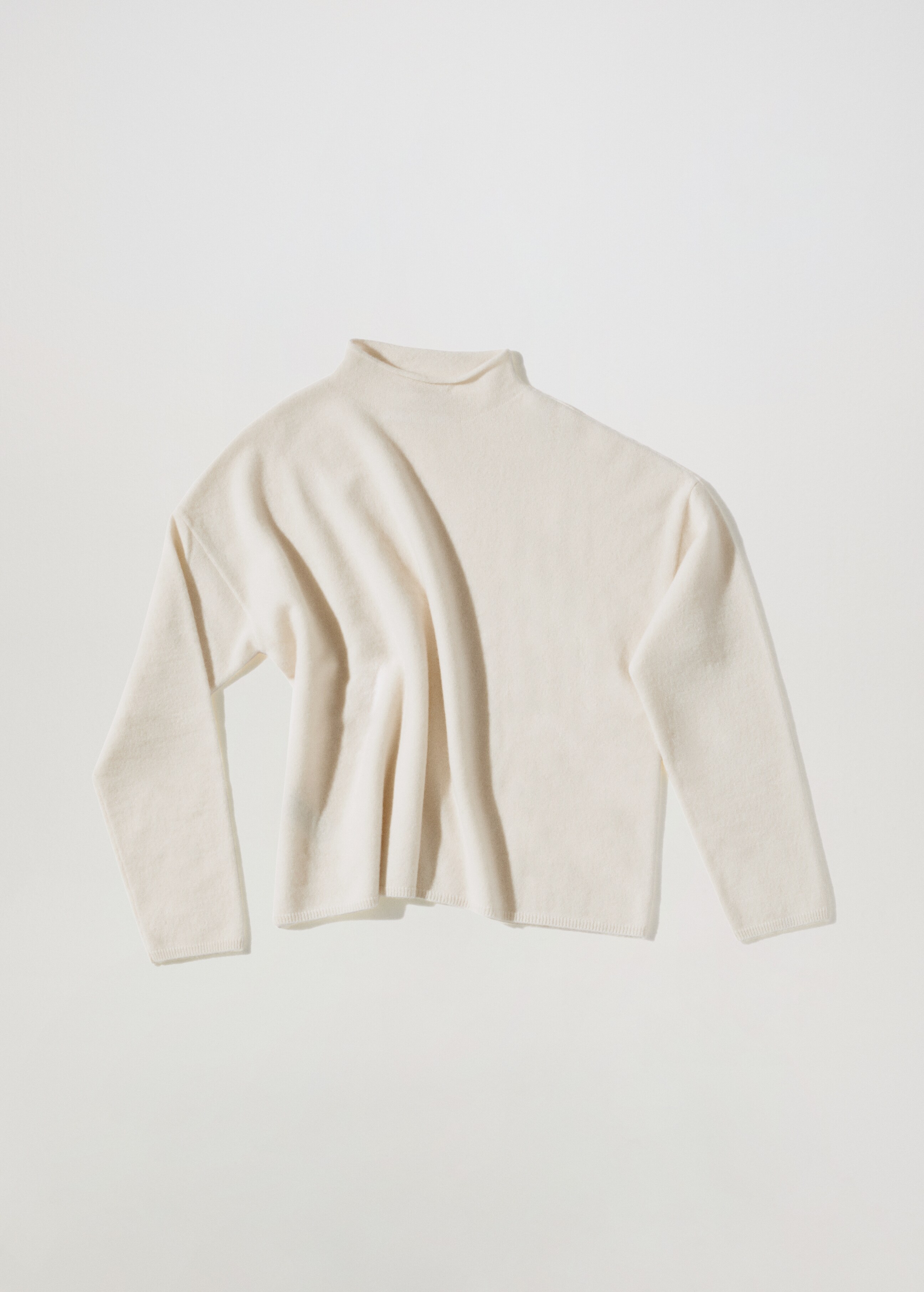 Perkins-neck 100% cashmere sweater - Article without model