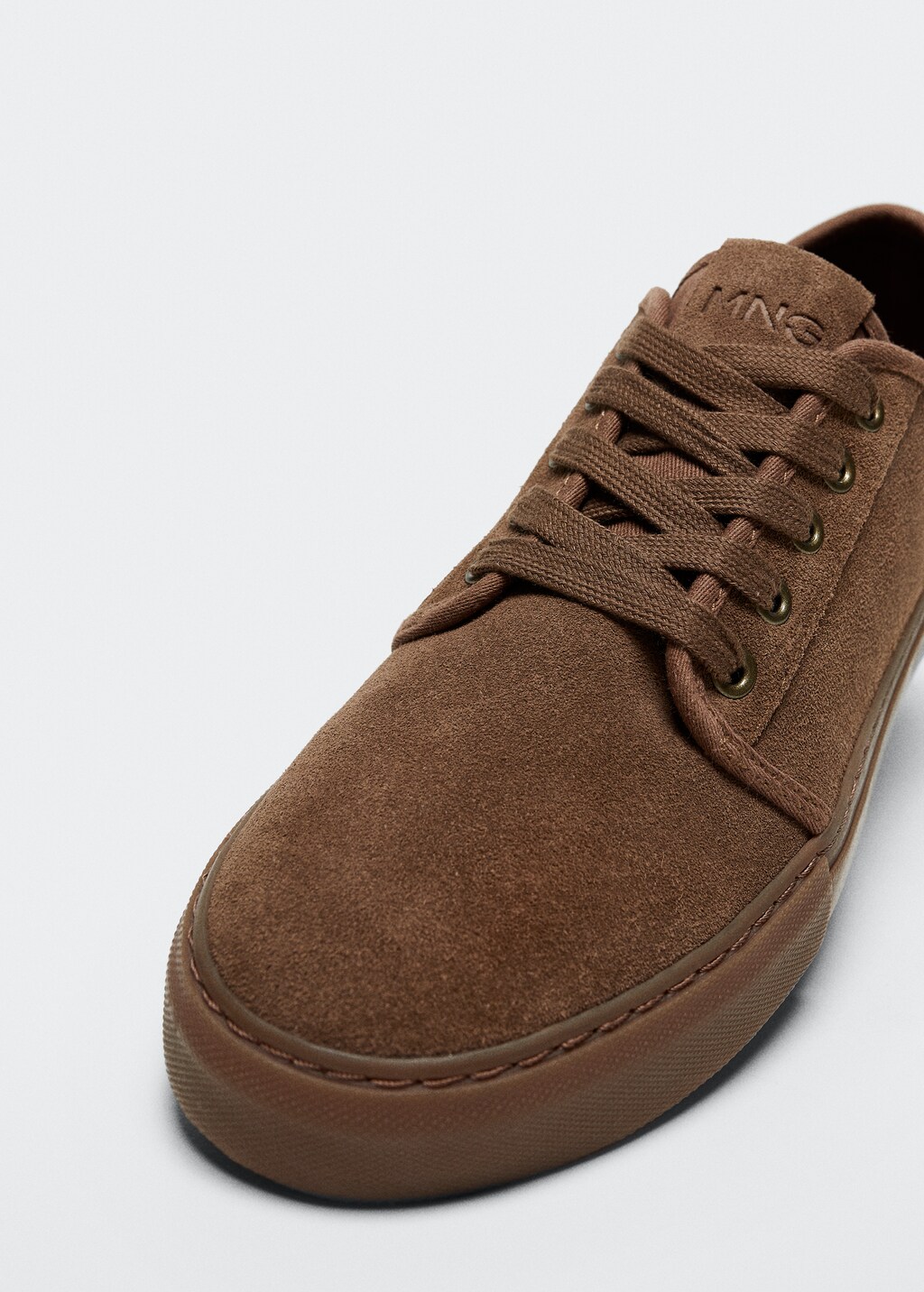 Lace-up leather sneakers - Medium plane