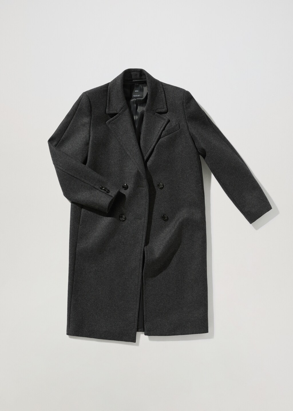 Tailored oversize wool coat - Article without model