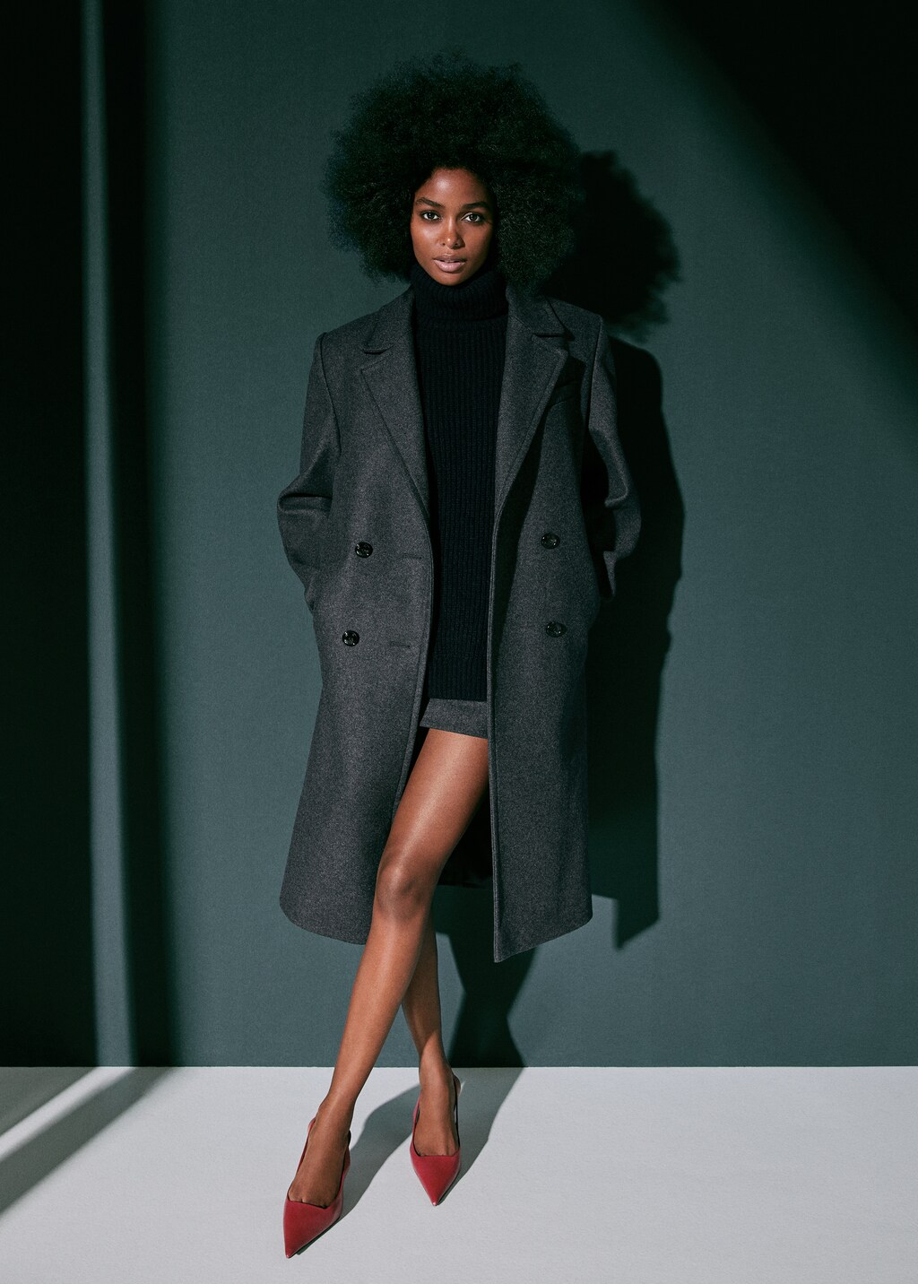 Tailored oversize wool coat - Details of the article 6