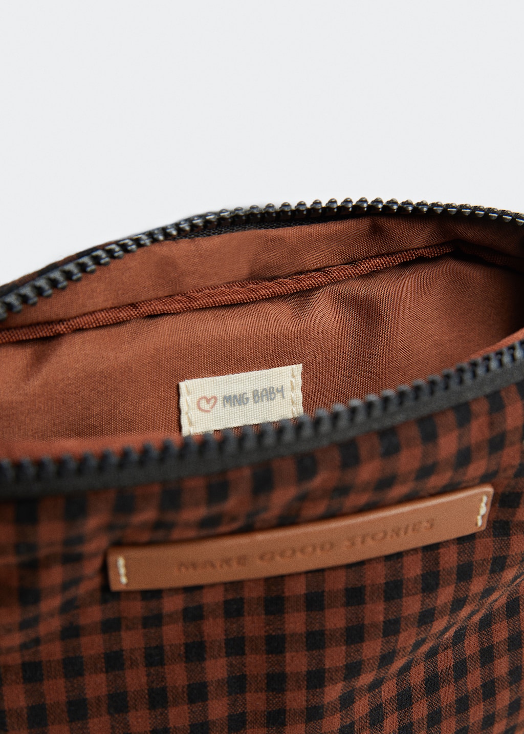 Gingham check bag - Details of the article 2