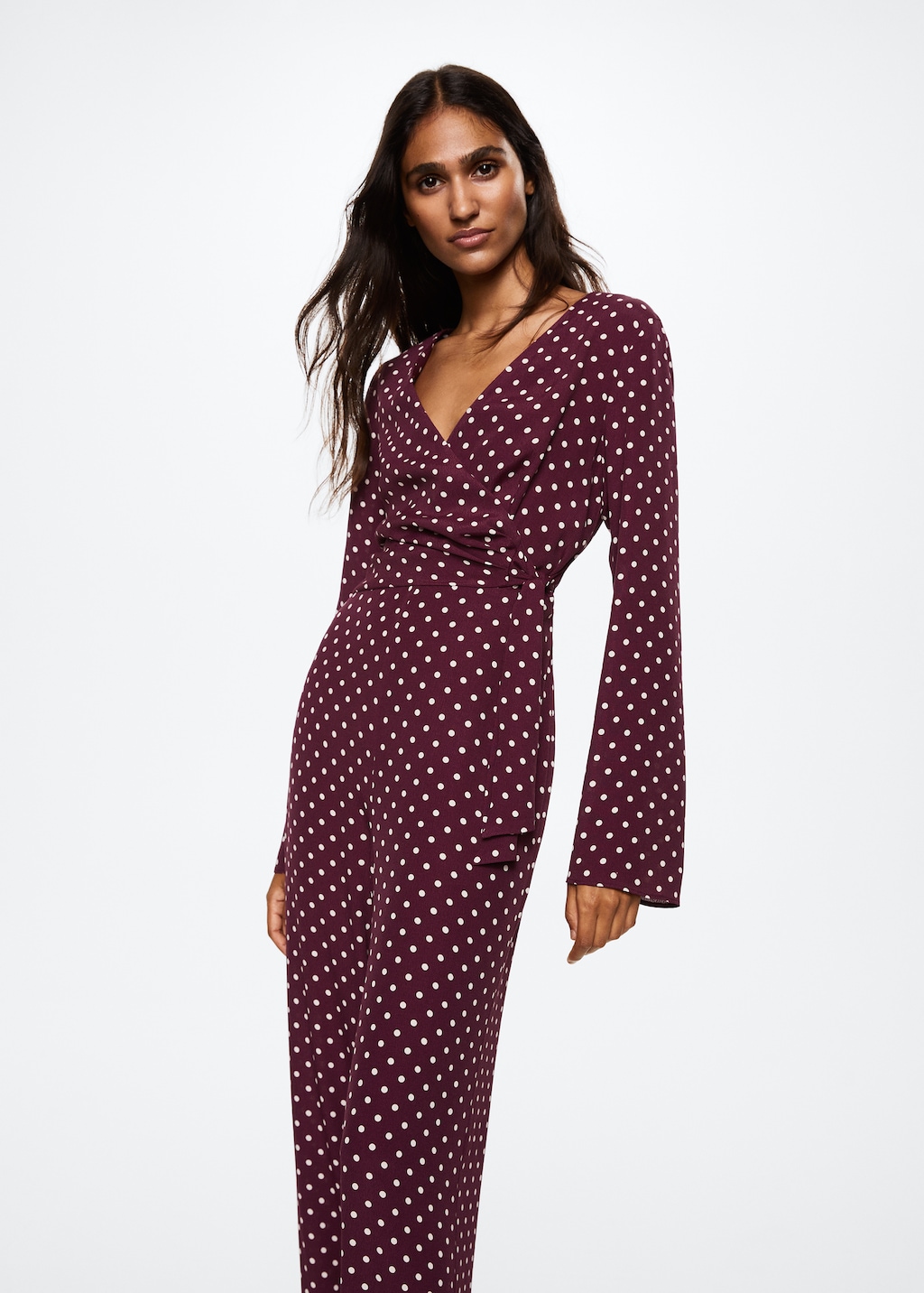 Knot printed jumpsuit - Medium plane