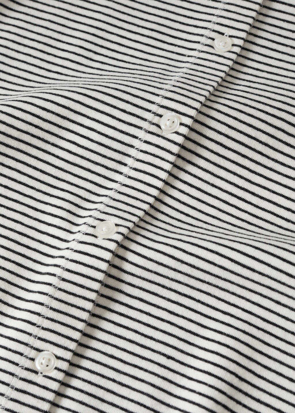 Striped cotton cardigan - Details of the article 8