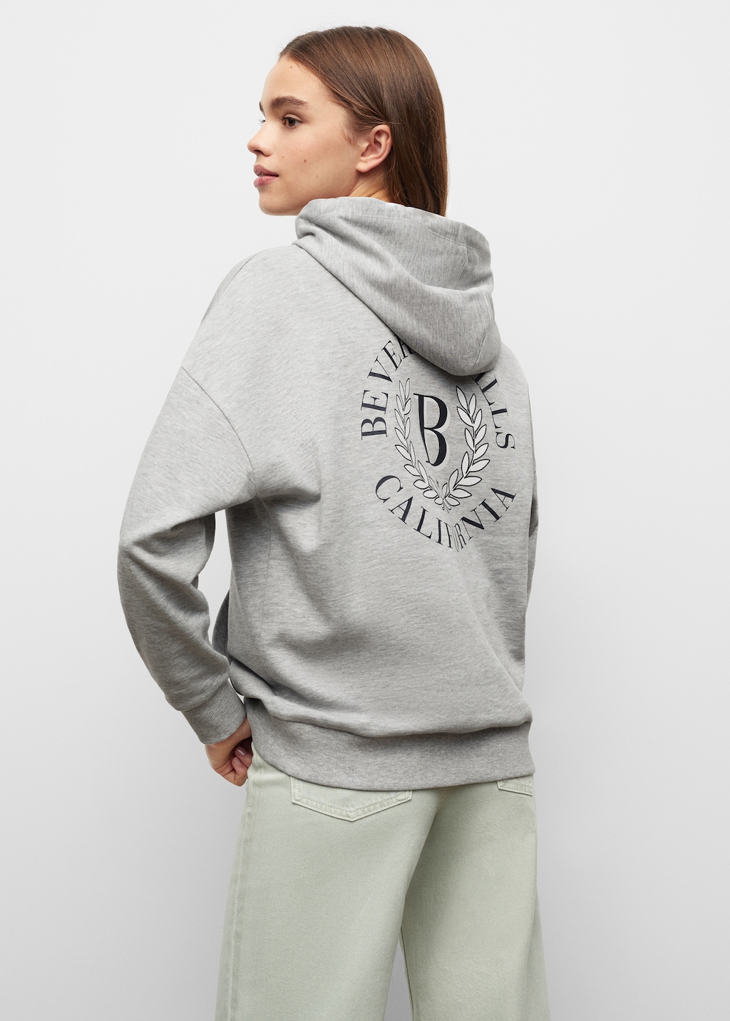 Hoodie cotton sweatshirt - Reverse of the article