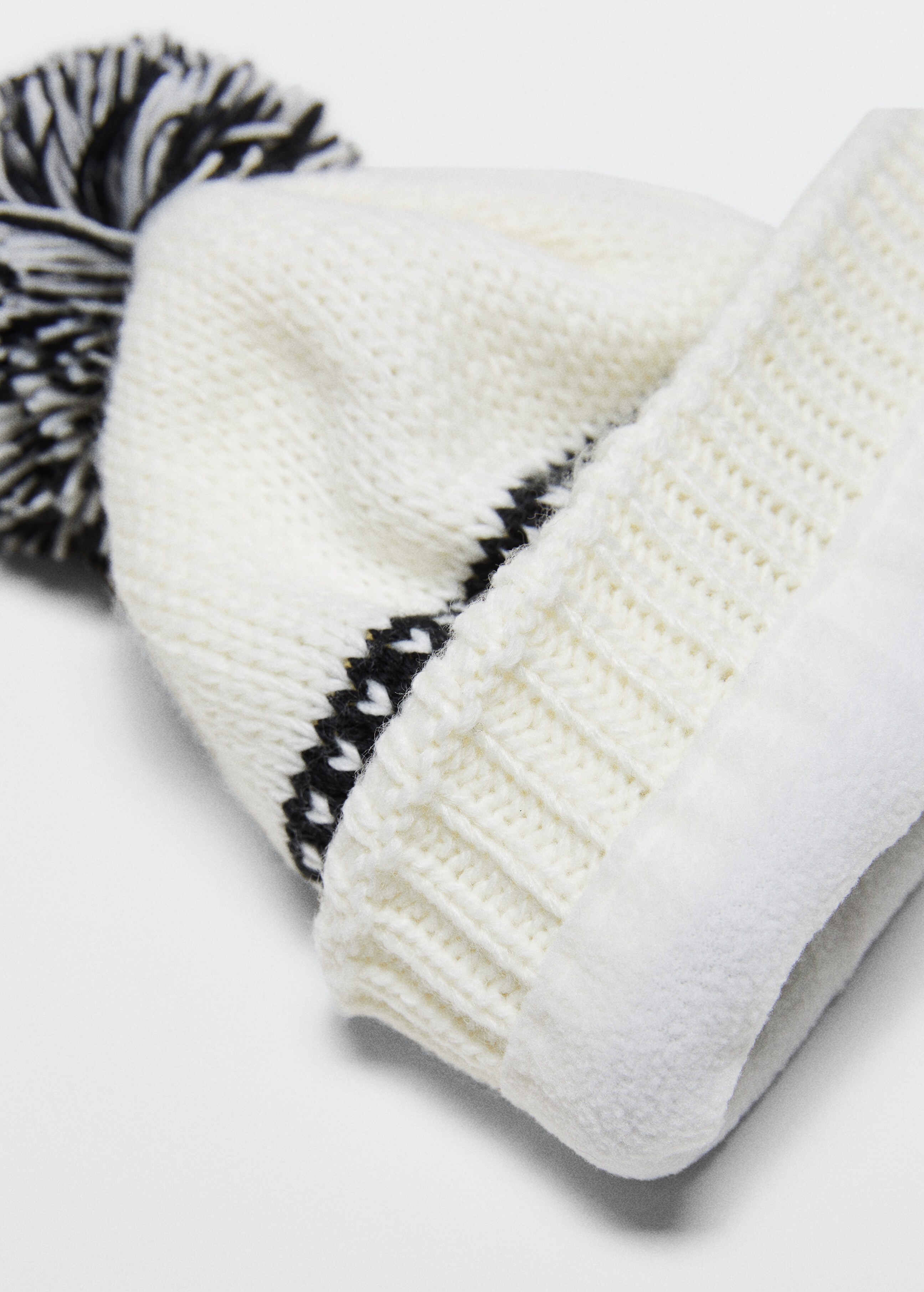 Printed knit beanie - Details of the article 4