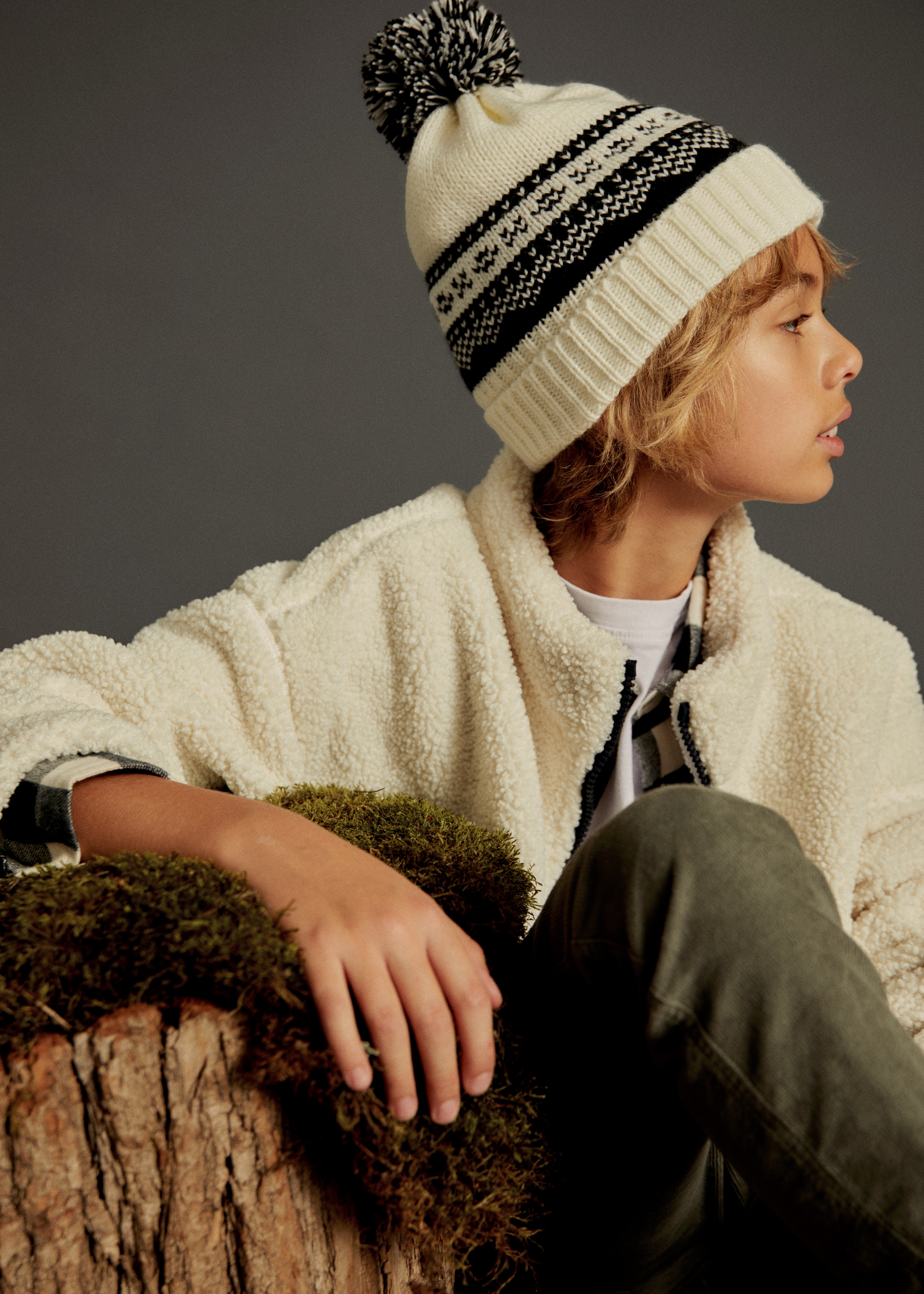 Printed knit beanie - Details of the article 5