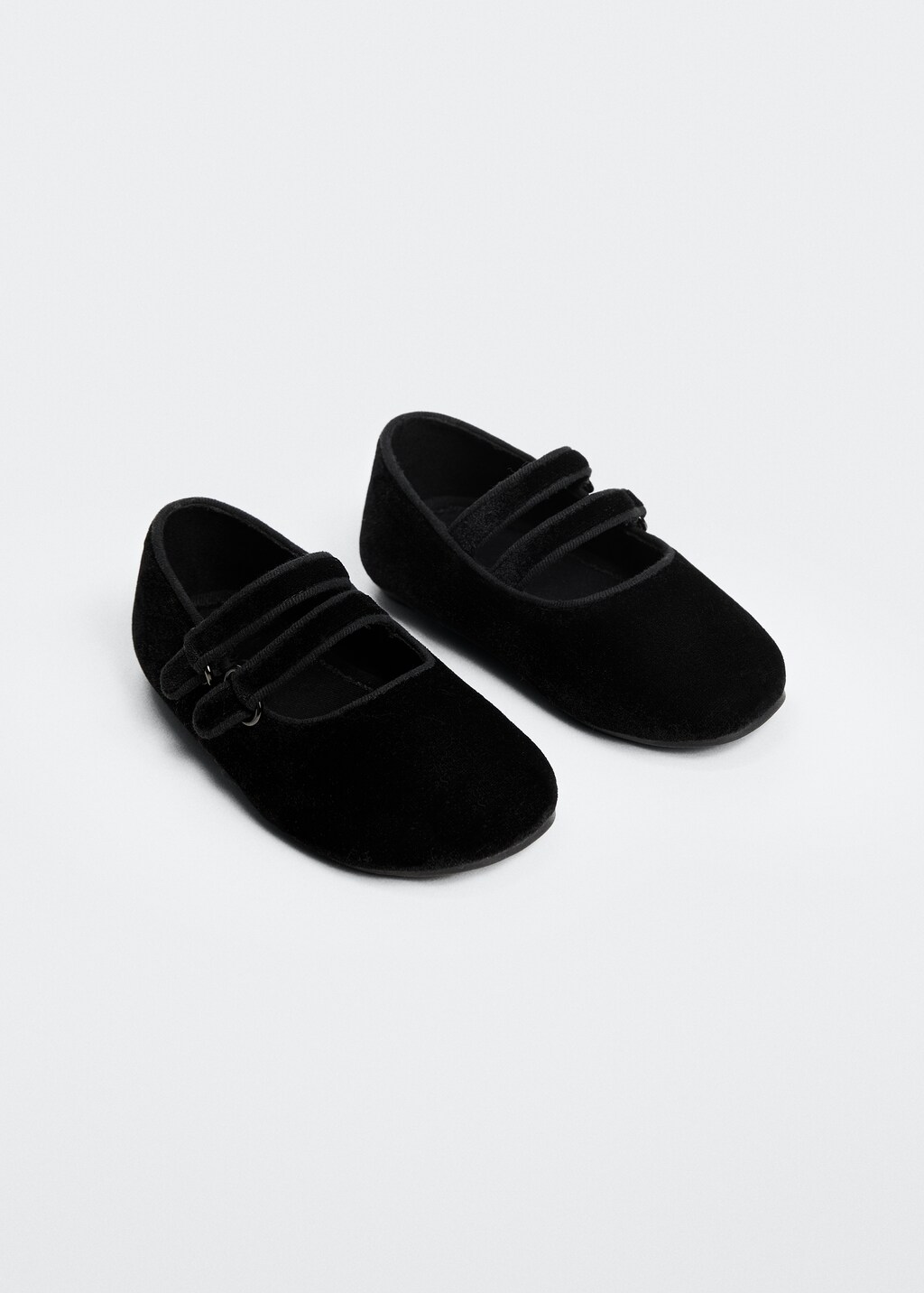 Velvet ballerinas - Medium plane