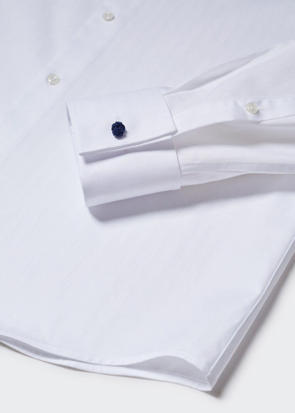 Regular-fit suit shirt with cufflinks - Details of the article 8