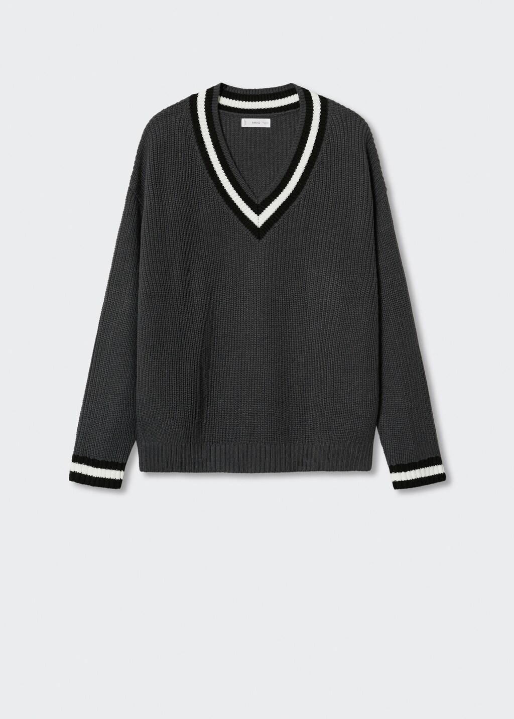 V-neck knit sweater - Article without model